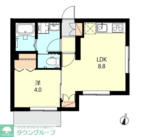 フェリス新川崎鹿島田の物件間取画像